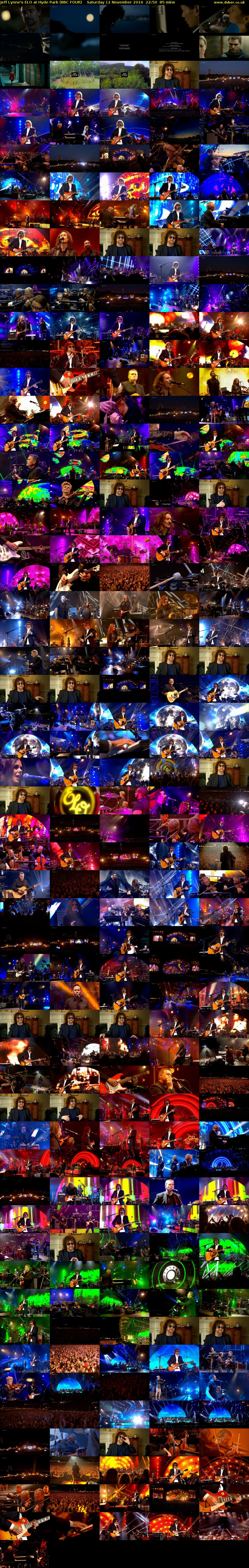 Jeff Lynne's ELO at Hyde Park (BBC FOUR) Saturday 12 November 2016 22:50 - 00:15