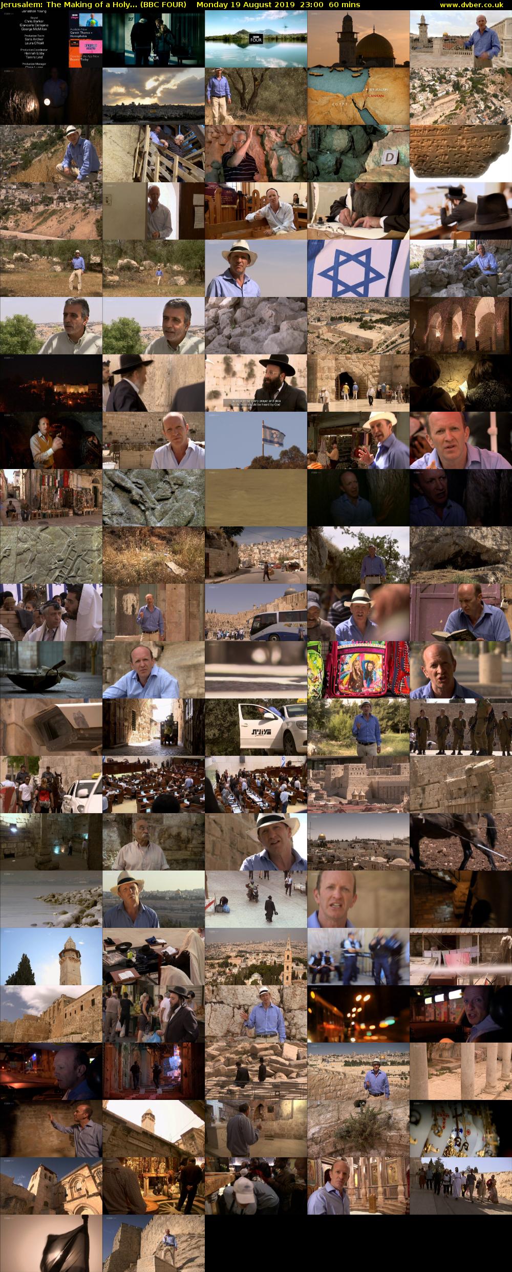Jerusalem: The Making of a Holy... (BBC FOUR) Monday 19 August 2019 23:00 - 00:00