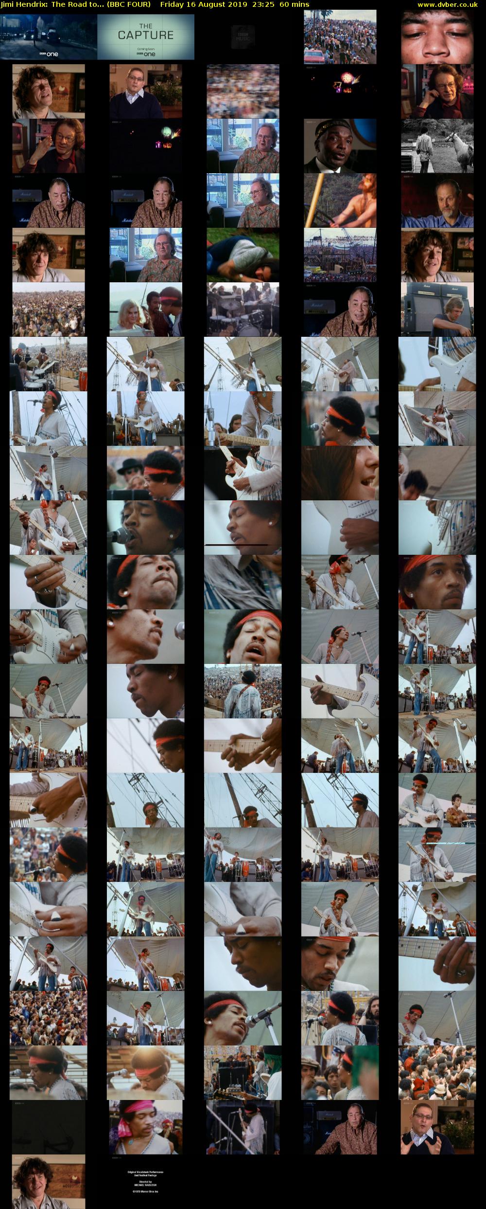 Jimi Hendrix: The Road to... (BBC FOUR) Friday 16 August 2019 23:25 - 00:25