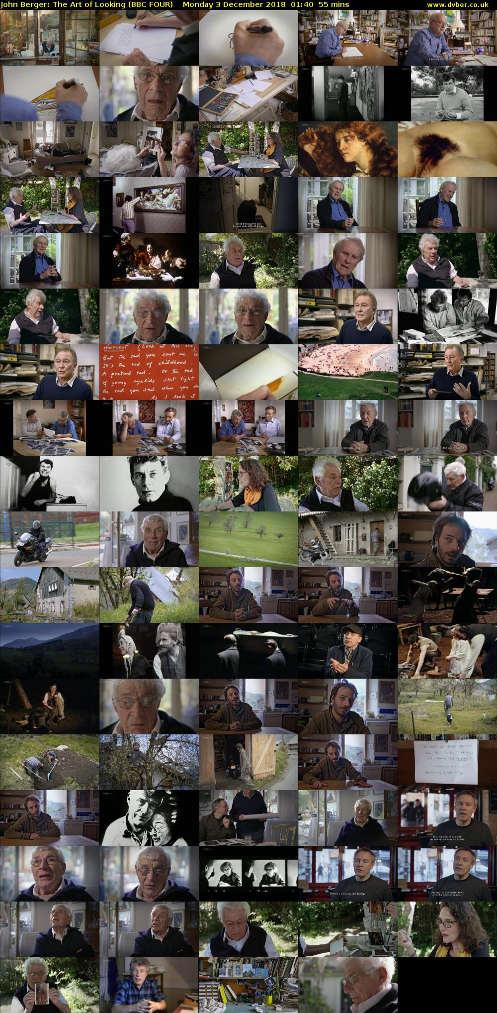 John Berger: The Art of Looking (BBC FOUR) Monday 3 December 2018 01:40 - 02:35