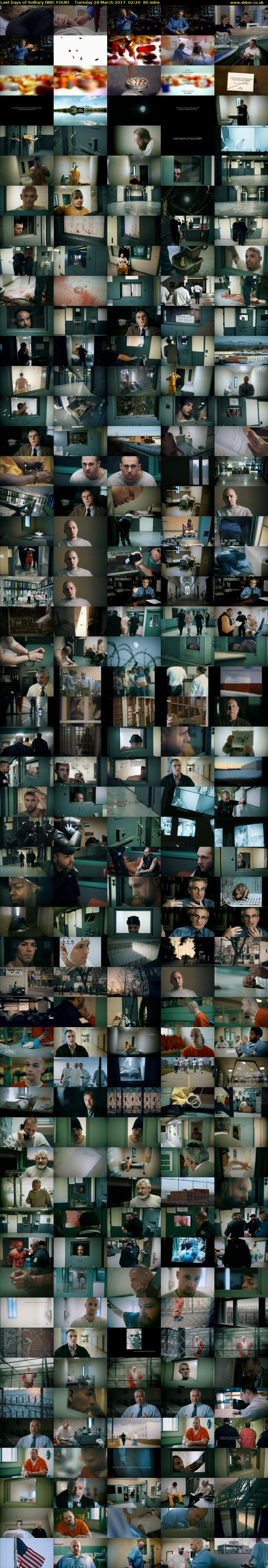 Last Days of Solitary (BBC FOUR) Tuesday 28 March 2017 02:20 - 03:40