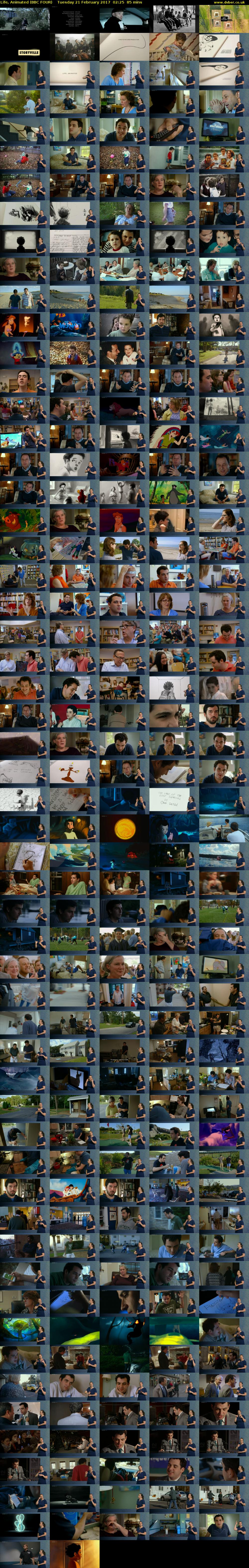 Life, Animated (BBC FOUR) Tuesday 21 February 2017 02:25 - 03:50