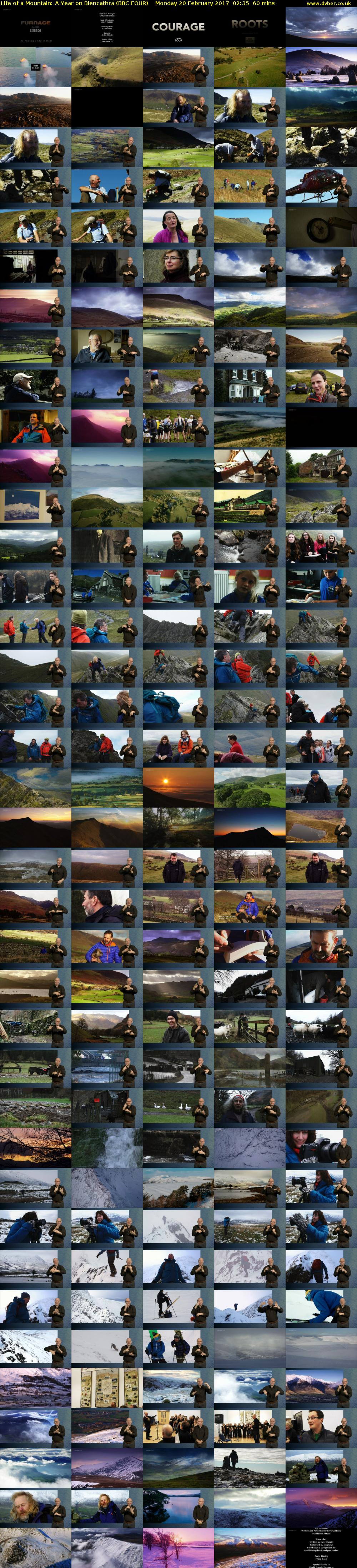 Life of a Mountain: A Year on Blencathra (BBC FOUR) Monday 20 February 2017 02:35 - 03:35