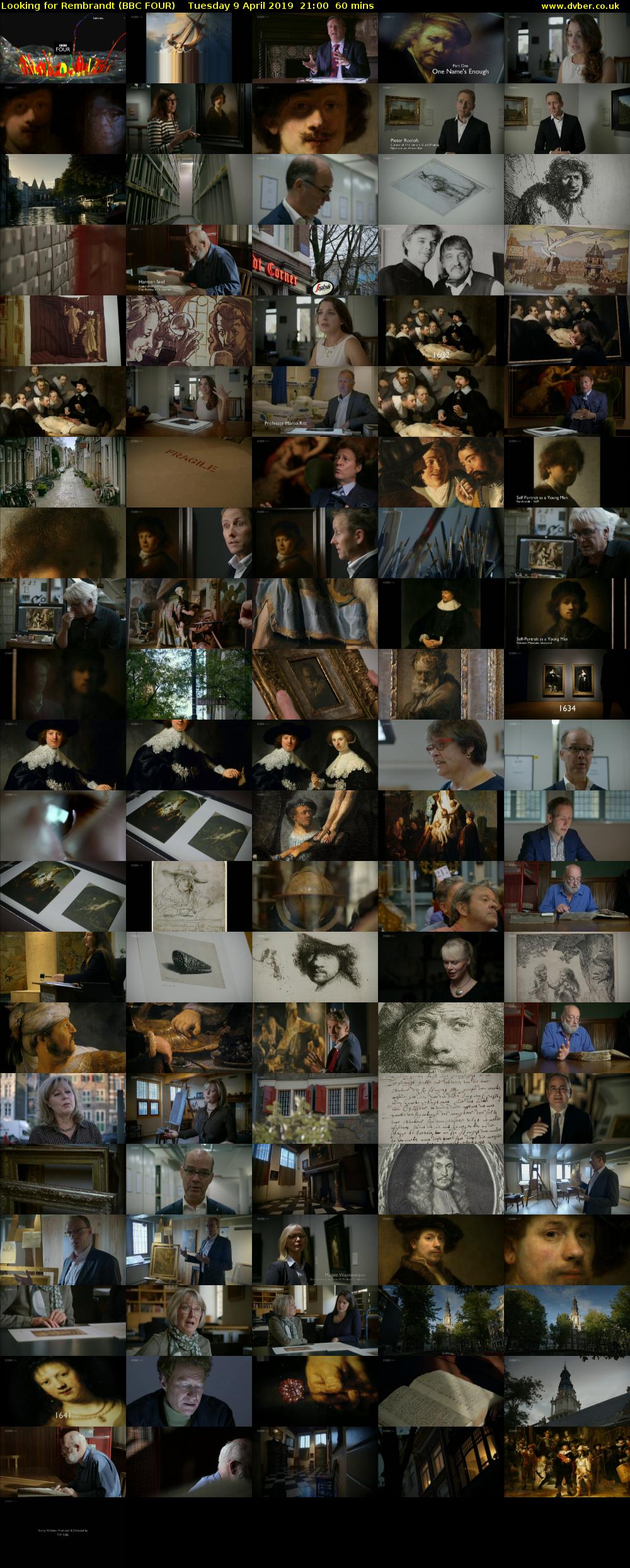 Looking for Rembrandt (BBC FOUR) Tuesday 9 April 2019 21:00 - 22:00