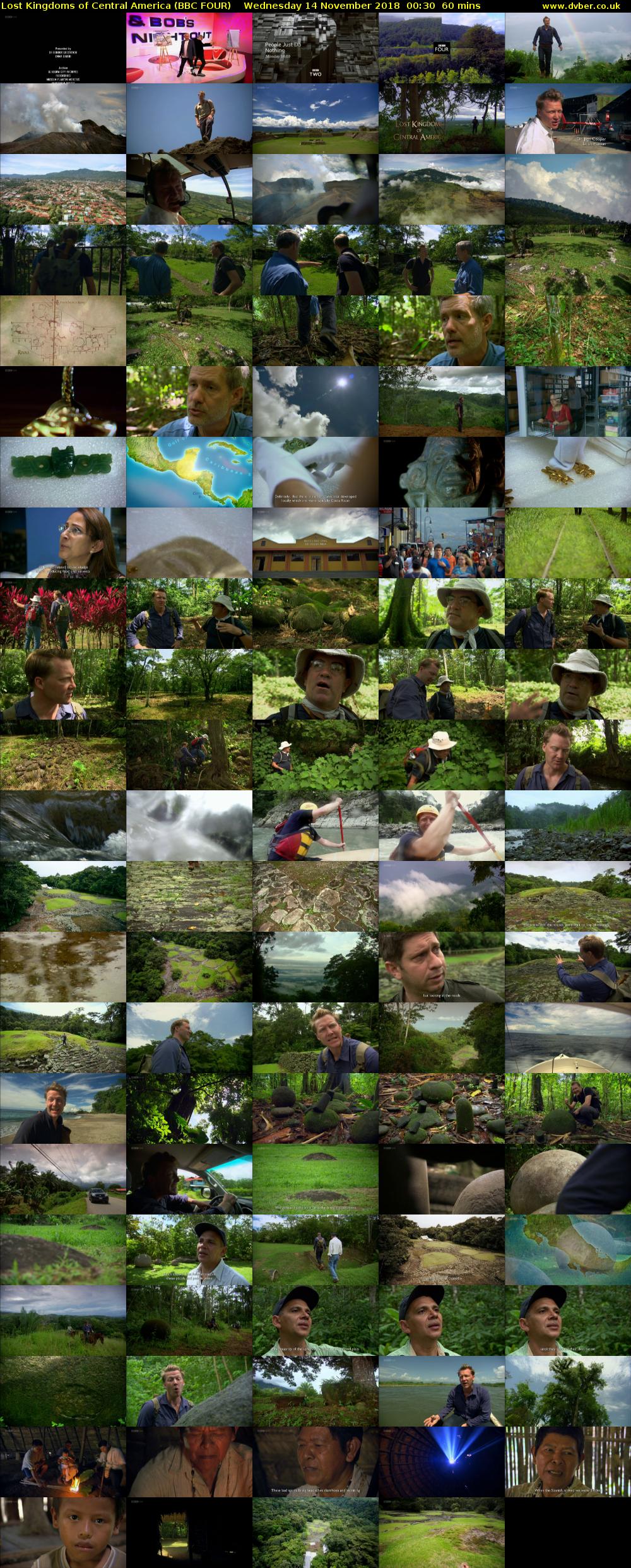 Lost Kingdoms of Central America (BBC FOUR) Wednesday 14 November 2018 00:30 - 01:30