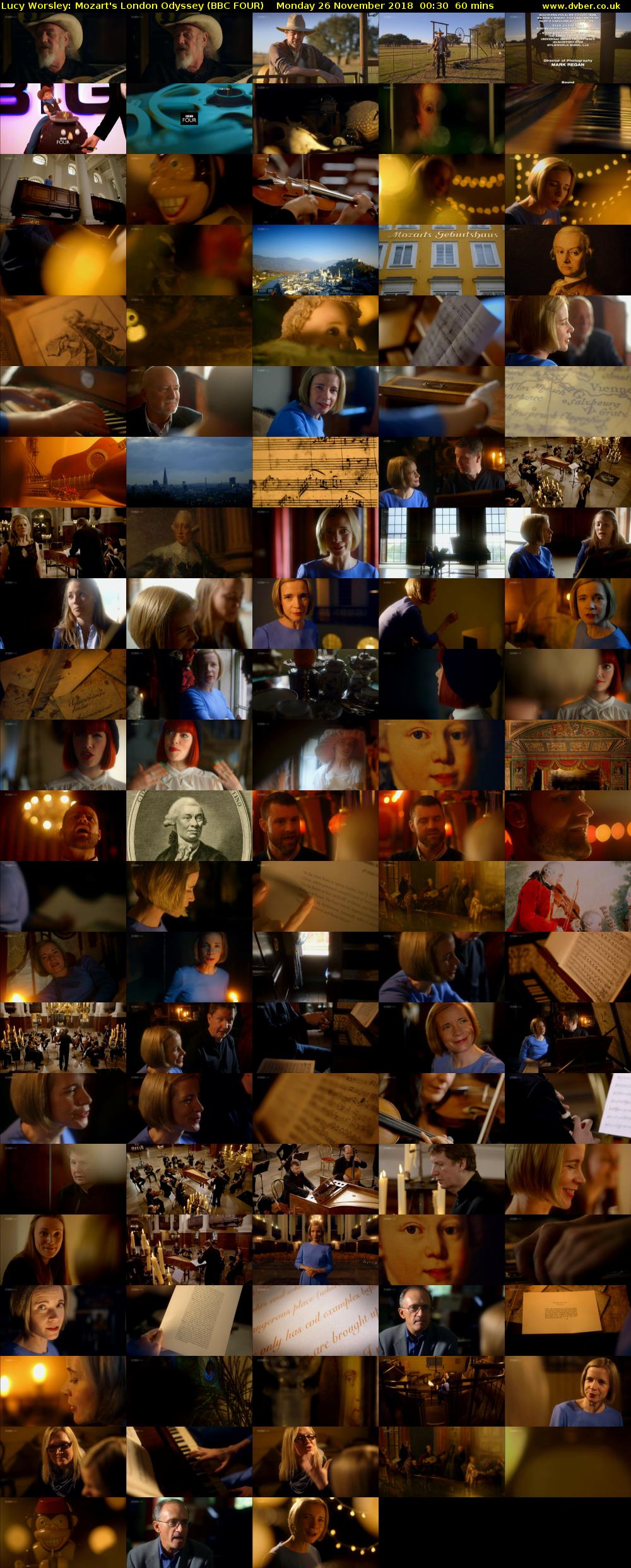 Lucy Worsley: Mozart's London Odyssey (BBC FOUR) Monday 26 November 2018 00:30 - 01:30