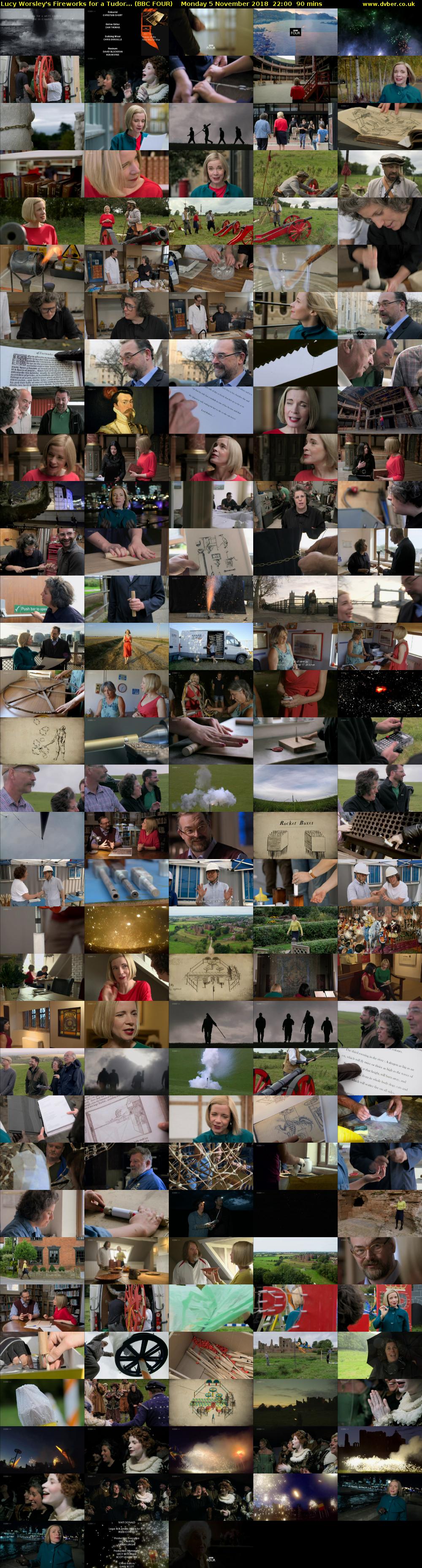 Lucy Worsley's Fireworks for a Tudor... (BBC FOUR) Monday 5 November 2018 22:00 - 23:30