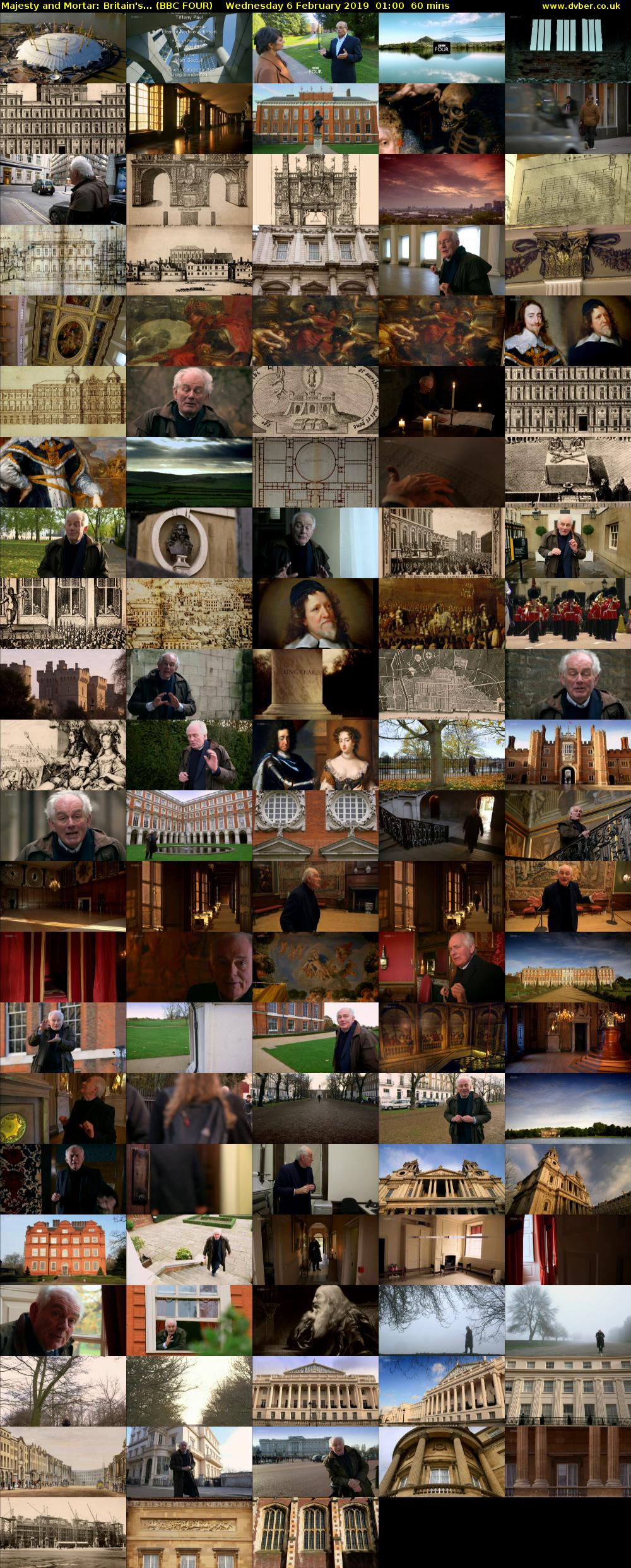 Majesty and Mortar: Britain's... (BBC FOUR) Wednesday 6 February 2019 01:00 - 02:00