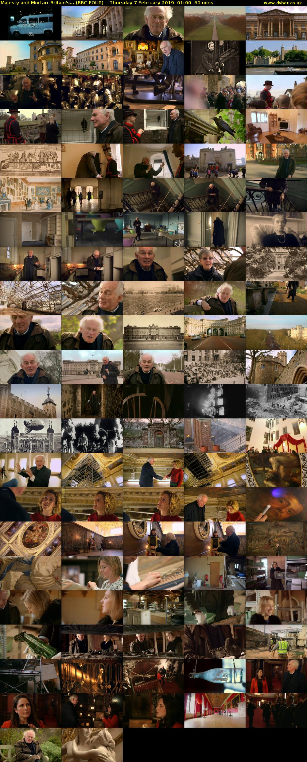 Majesty and Mortar: Britain's... (BBC FOUR) Thursday 7 February 2019 01:00 - 02:00