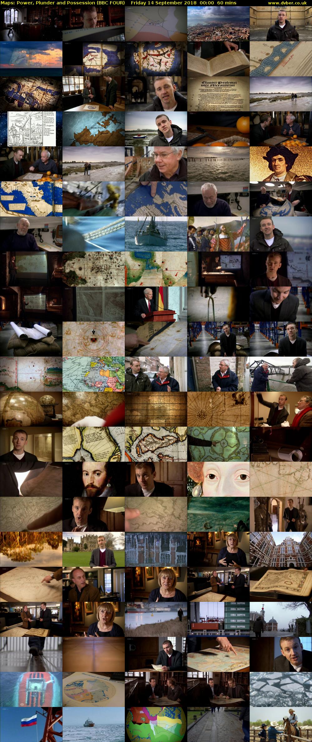 Maps: Power, Plunder and Possession (BBC FOUR) Friday 14 September 2018 00:00 - 01:00