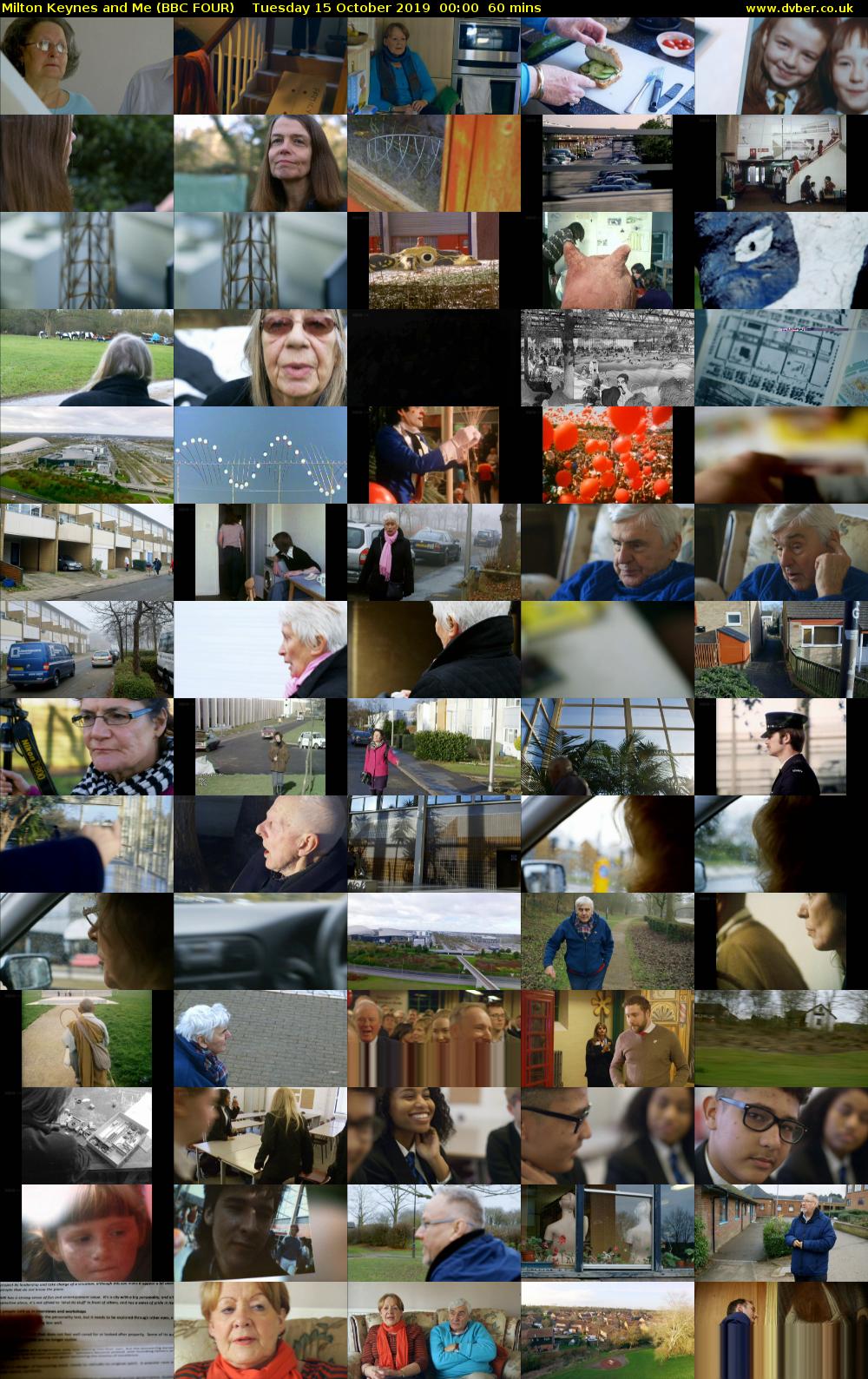 Milton Keynes and Me (BBC FOUR) Tuesday 15 October 2019 00:00 - 01:00