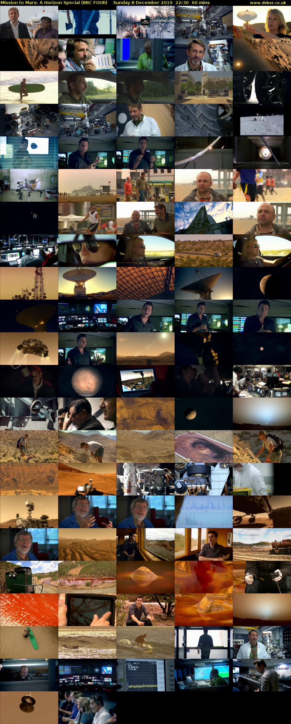 Mission to Mars: A Horizon Special (BBC FOUR) Sunday 8 December 2019 22:30 - 23:30