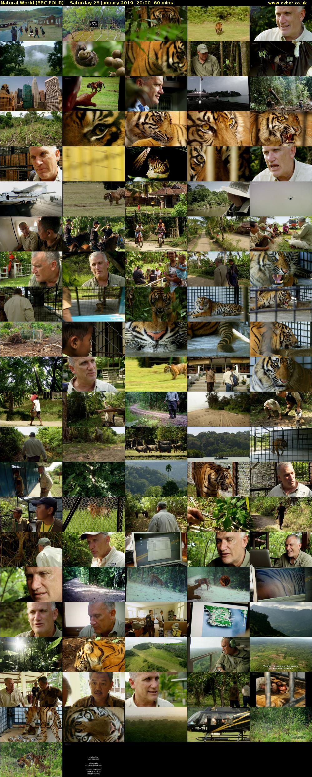 Natural World (BBC FOUR) Saturday 26 January 2019 20:00 - 21:00