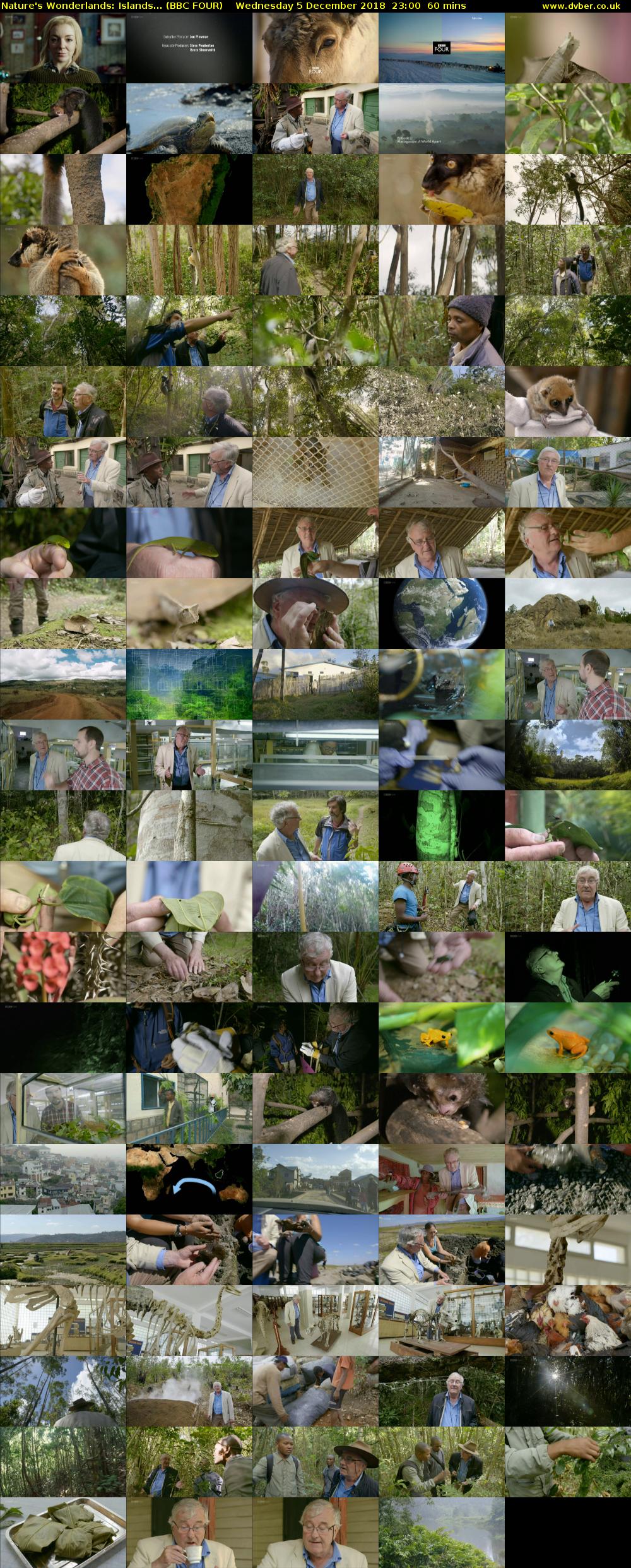 Nature's Wonderlands: Islands... (BBC FOUR) Wednesday 5 December 2018 23:00 - 00:00