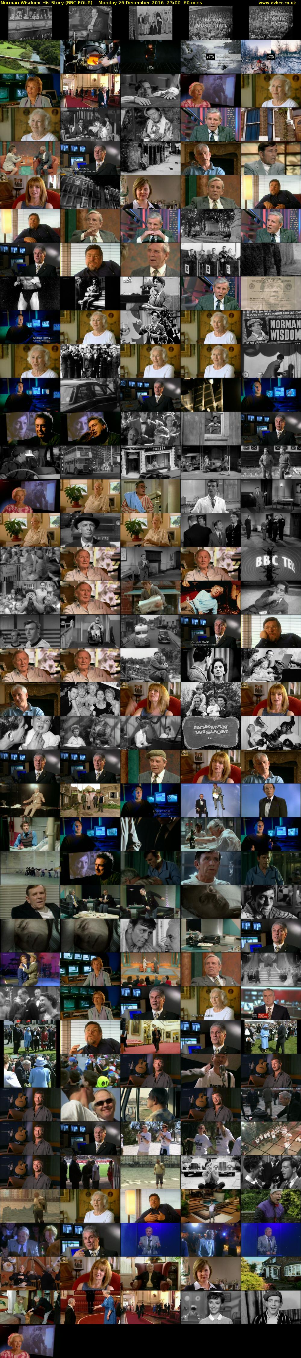 Norman Wisdom: His Story (BBC FOUR) Monday 26 December 2016 23:00 - 00:00