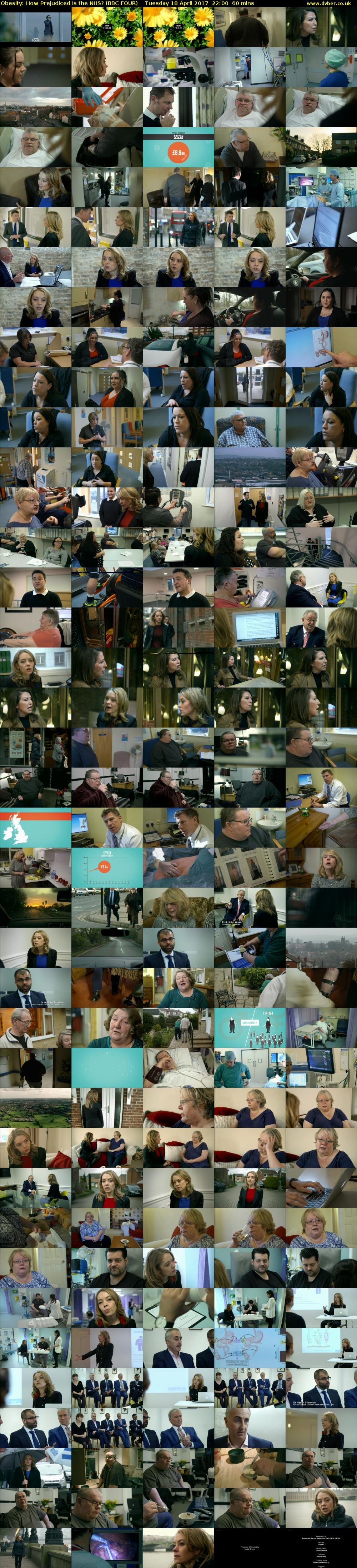 Obesity: How Prejudiced Is the NHS? (BBC FOUR) Tuesday 18 April 2017 22:00 - 23:00