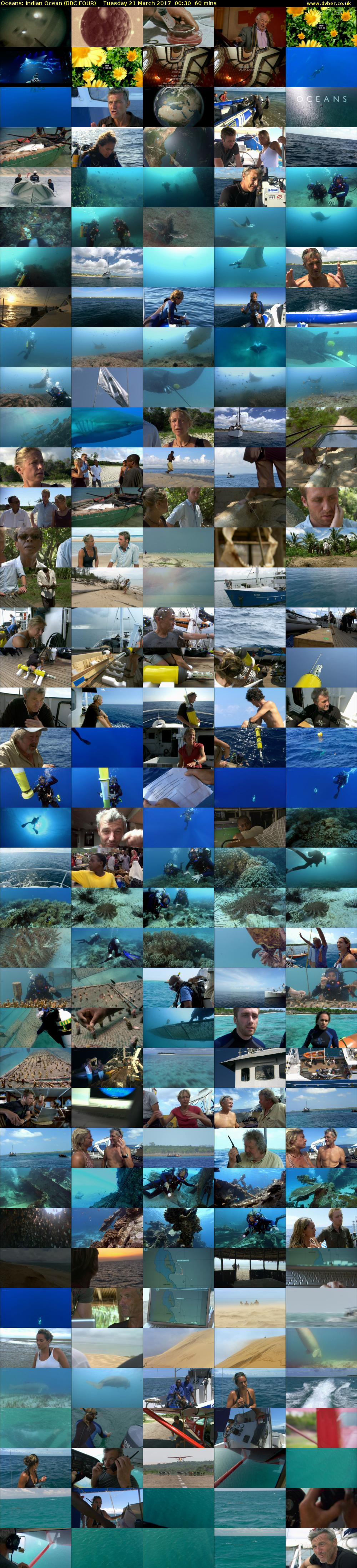 Oceans: Indian Ocean (BBC FOUR) Tuesday 21 March 2017 00:30 - 01:30