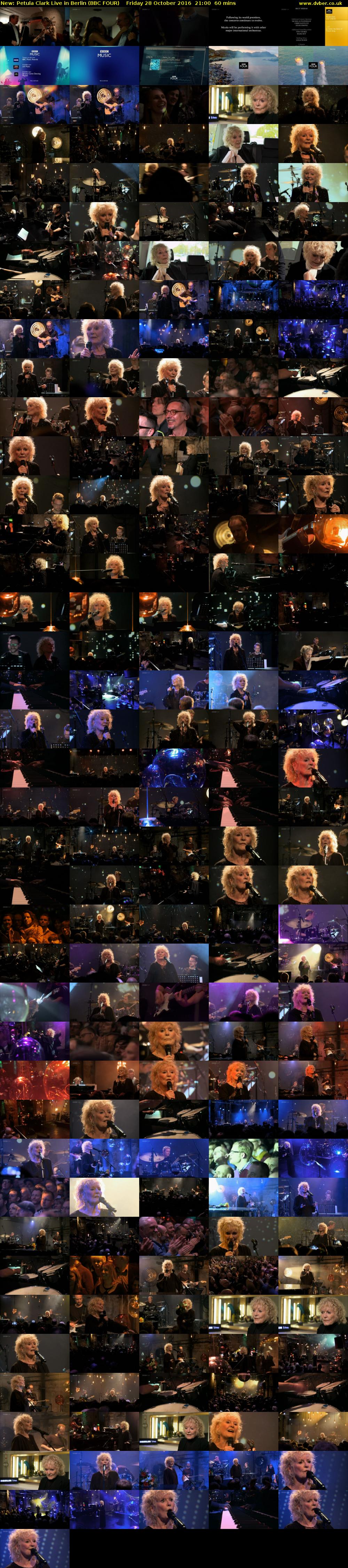 Petula Clark Live in Berlin (BBC FOUR) Friday 28 October 2016 21:00 - 22:00