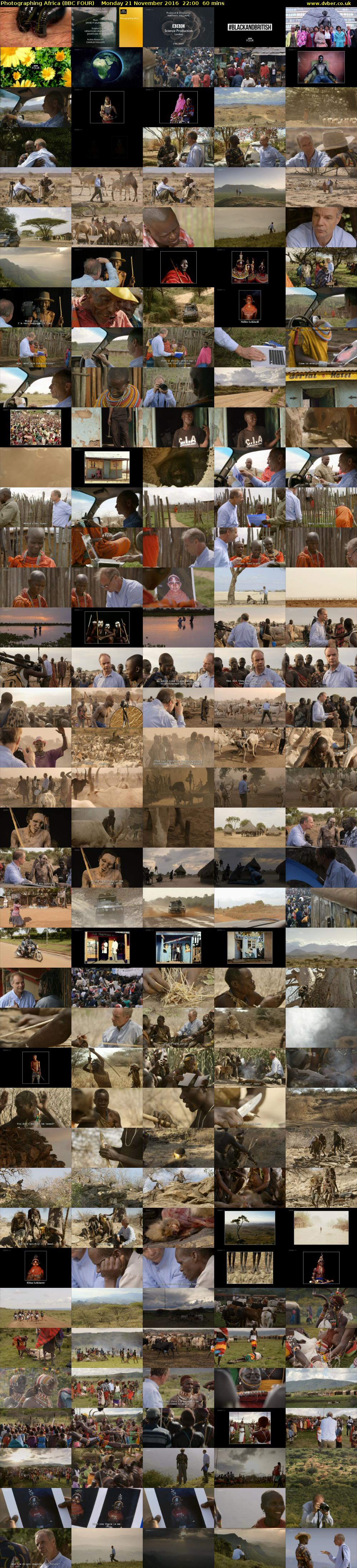 Photographing Africa (BBC FOUR) Monday 21 November 2016 22:00 - 23:00