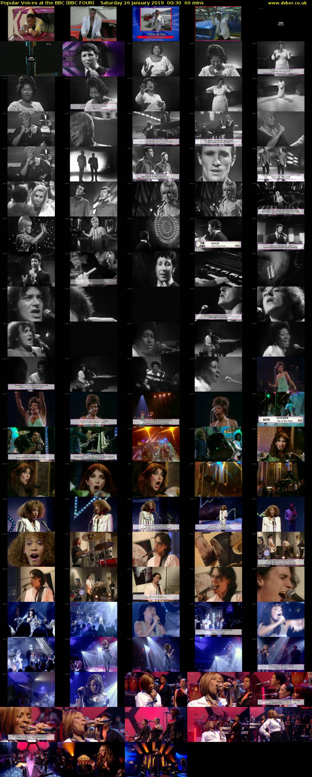 Popular Voices at the BBC (BBC FOUR) Saturday 26 January 2019 00:30 - 01:30