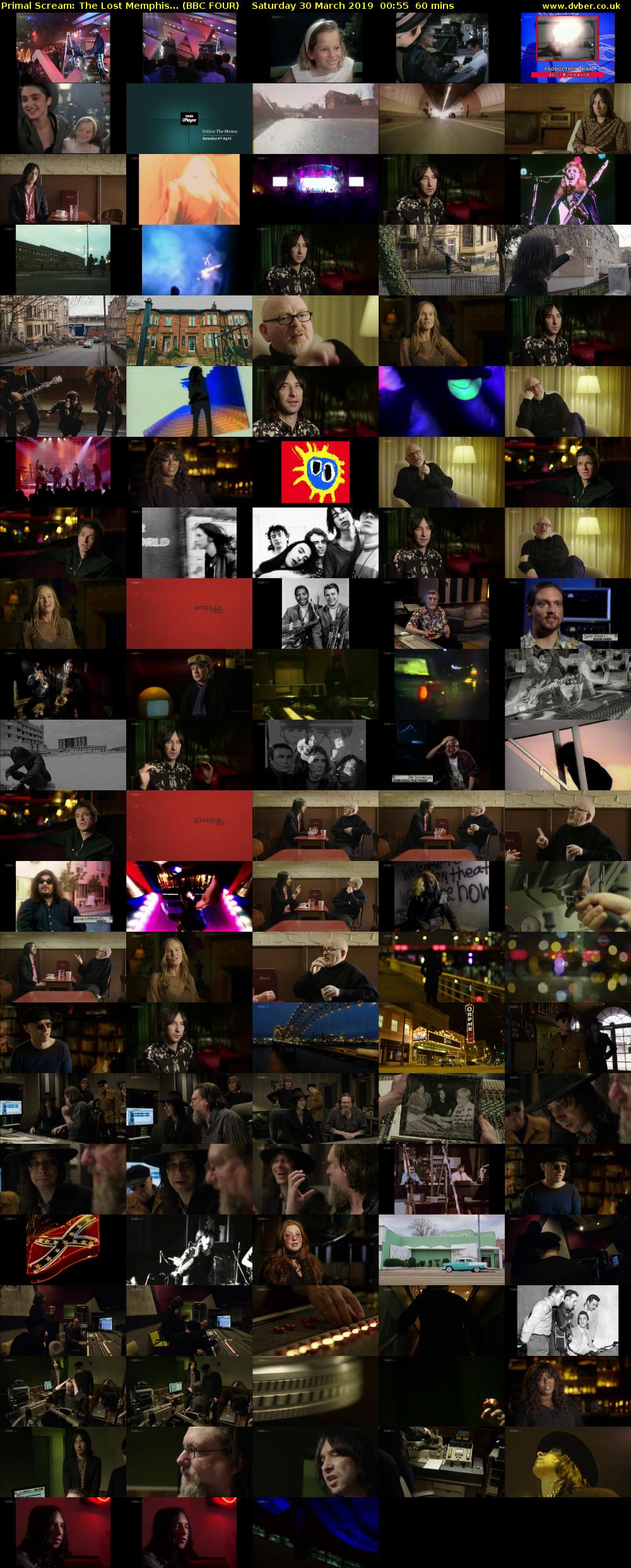 Primal Scream: The Lost Memphis... (BBC FOUR) Saturday 30 March 2019 00:55 - 01:55
