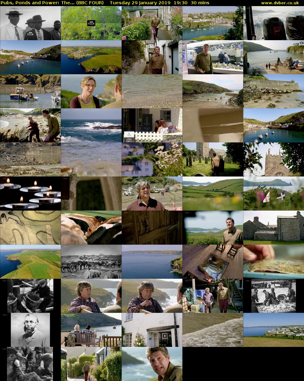 Pubs, Ponds and Power: The... (BBC FOUR) Tuesday 29 January 2019 19:30 - 20:00