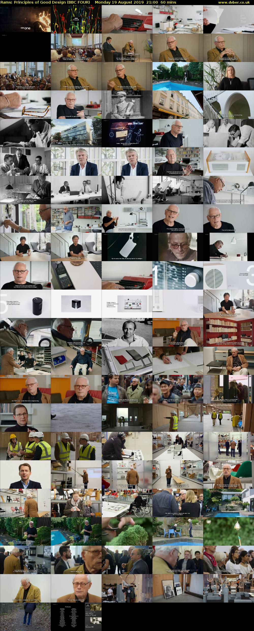 Rams: Principles of Good Design (BBC FOUR) Monday 19 August 2019 21:00 - 22:00
