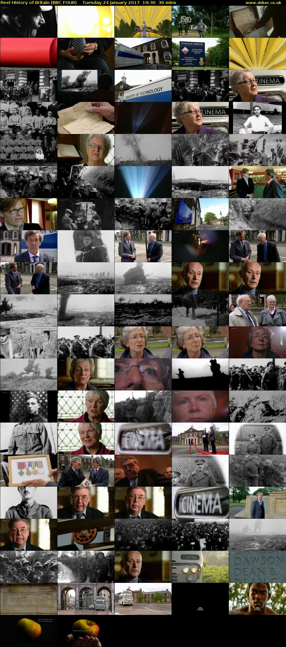 Reel History of Britain (BBC FOUR) Tuesday 24 January 2017 19:30 - 20:00