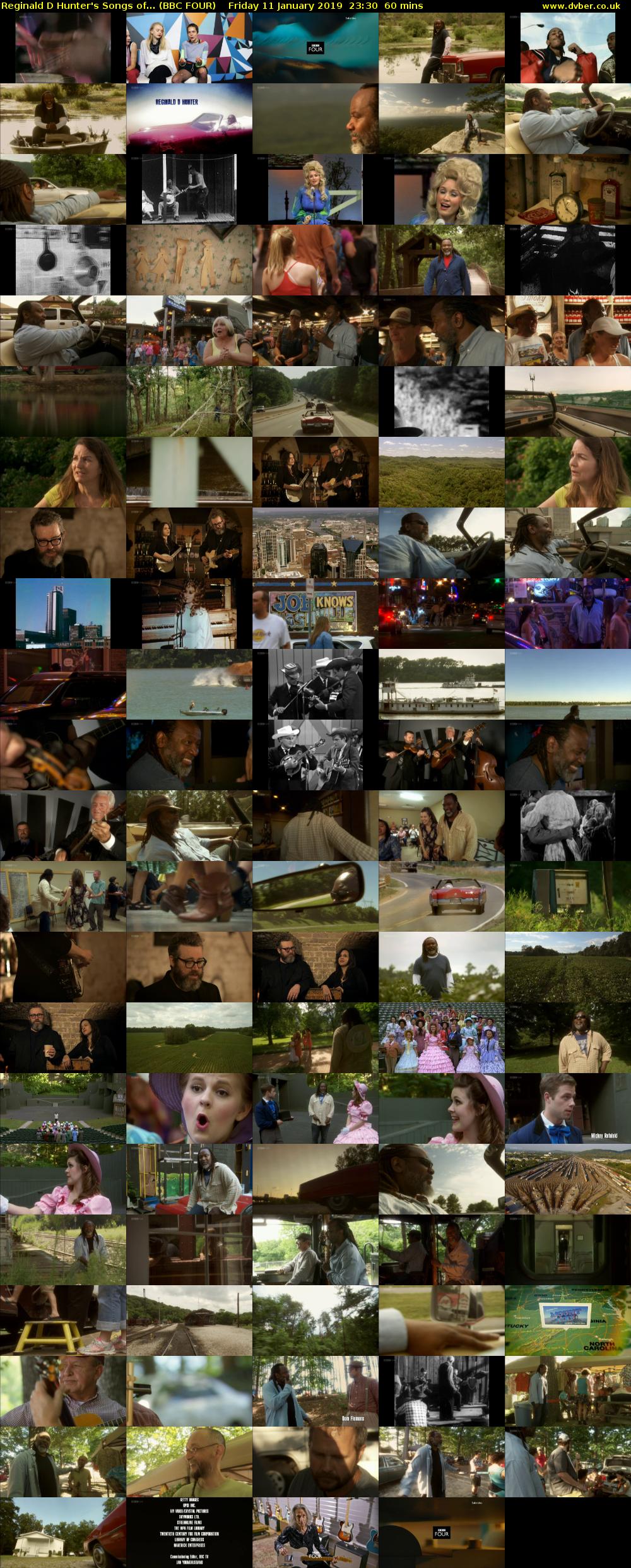 Reginald D Hunter's Songs of... (BBC FOUR) Friday 11 January 2019 23:30 - 00:30