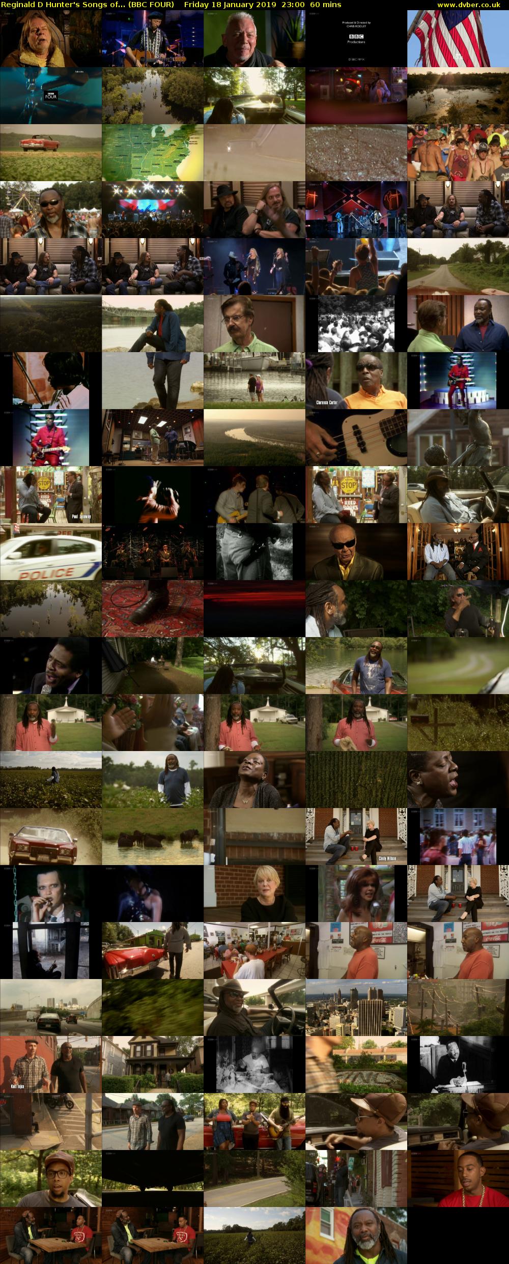 Reginald D Hunter's Songs of... (BBC FOUR) Friday 18 January 2019 23:00 - 00:00