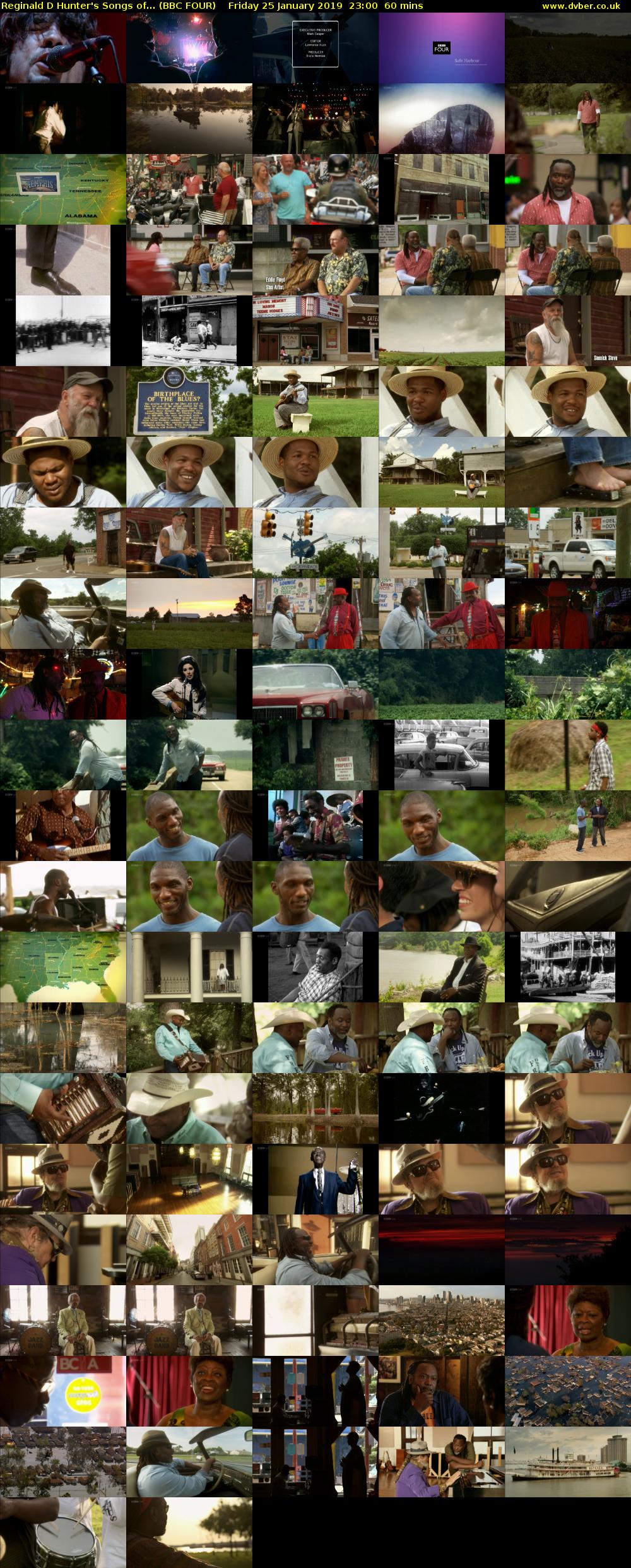 Reginald D Hunter's Songs of... (BBC FOUR) Friday 25 January 2019 23:00 - 00:00