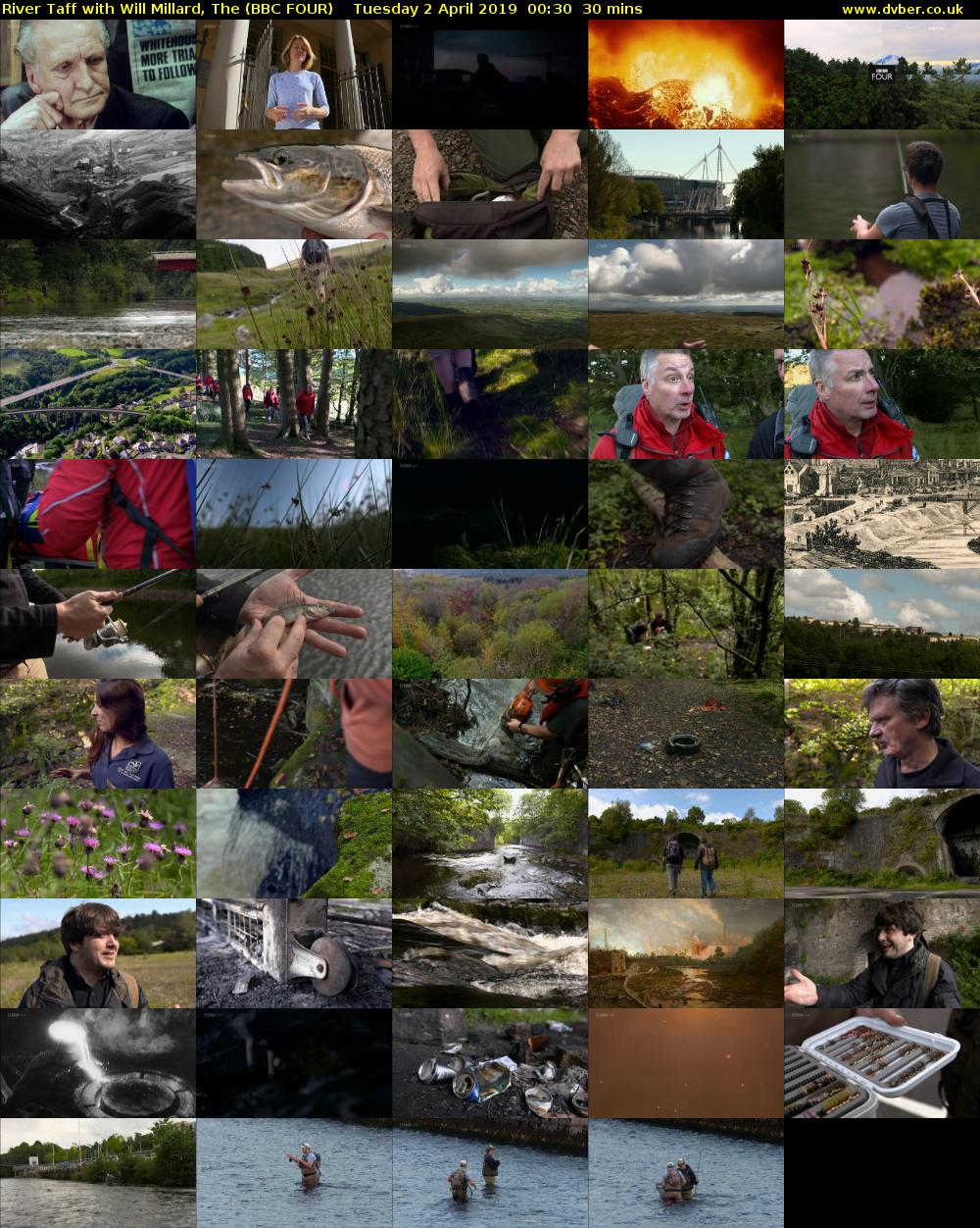 River Taff with Will Millard, The (BBC FOUR) Tuesday 2 April 2019 00:30 - 01:00