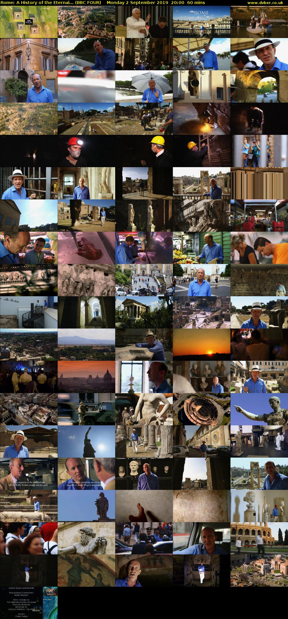 Rome: A History of the Eternal... (BBC FOUR) Monday 2 September 2019 20:00 - 21:00