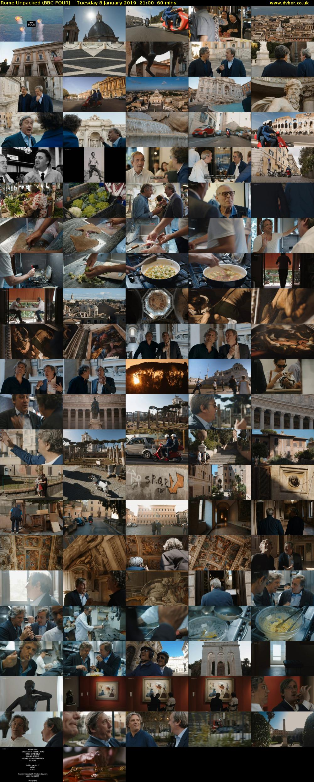 Rome Unpacked (BBC FOUR) Tuesday 8 January 2019 21:00 - 22:00