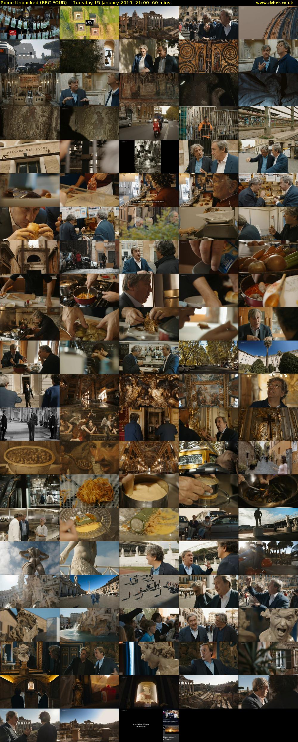 Rome Unpacked (BBC FOUR) Tuesday 15 January 2019 21:00 - 22:00