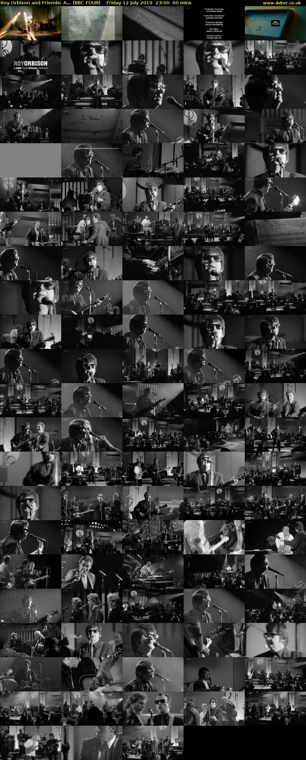 Roy Orbison and Friends: A... (BBC FOUR) Friday 12 July 2019 23:00 - 00:00