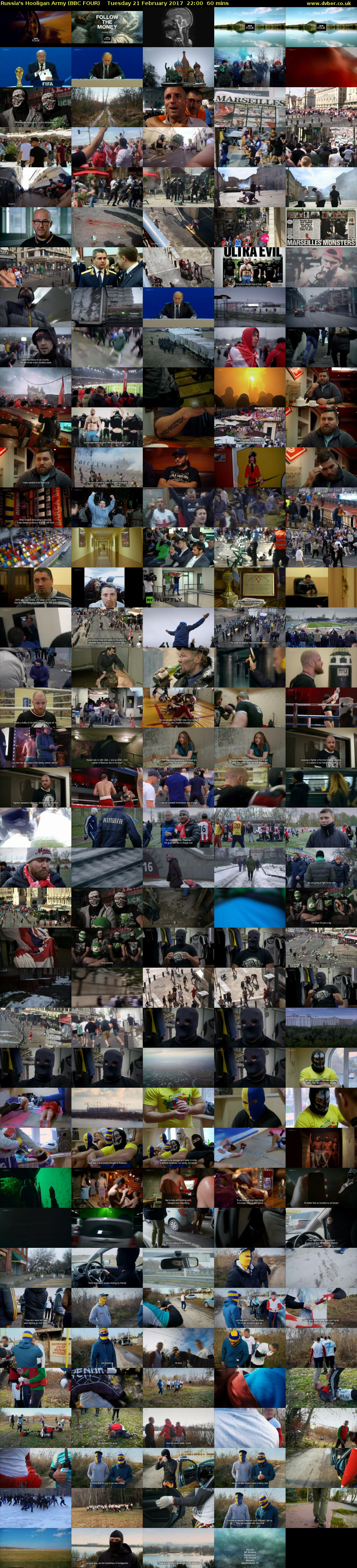 Russia's Hooligan Army (BBC FOUR) Tuesday 21 February 2017 22:00 - 23:00