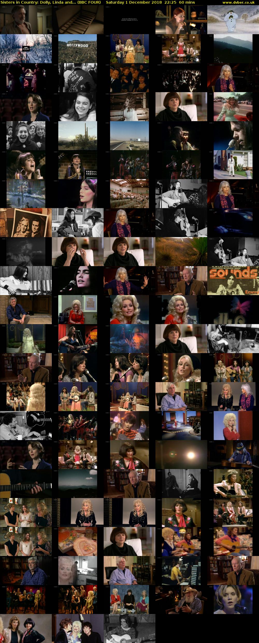Sisters in Country: Dolly, Linda and... (BBC FOUR) Saturday 1 December 2018 22:25 - 23:25