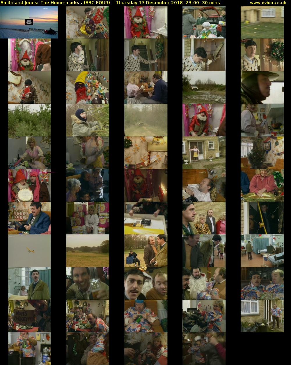 Smith and Jones: The Home-made... (BBC FOUR) Thursday 13 December 2018 23:00 - 23:30