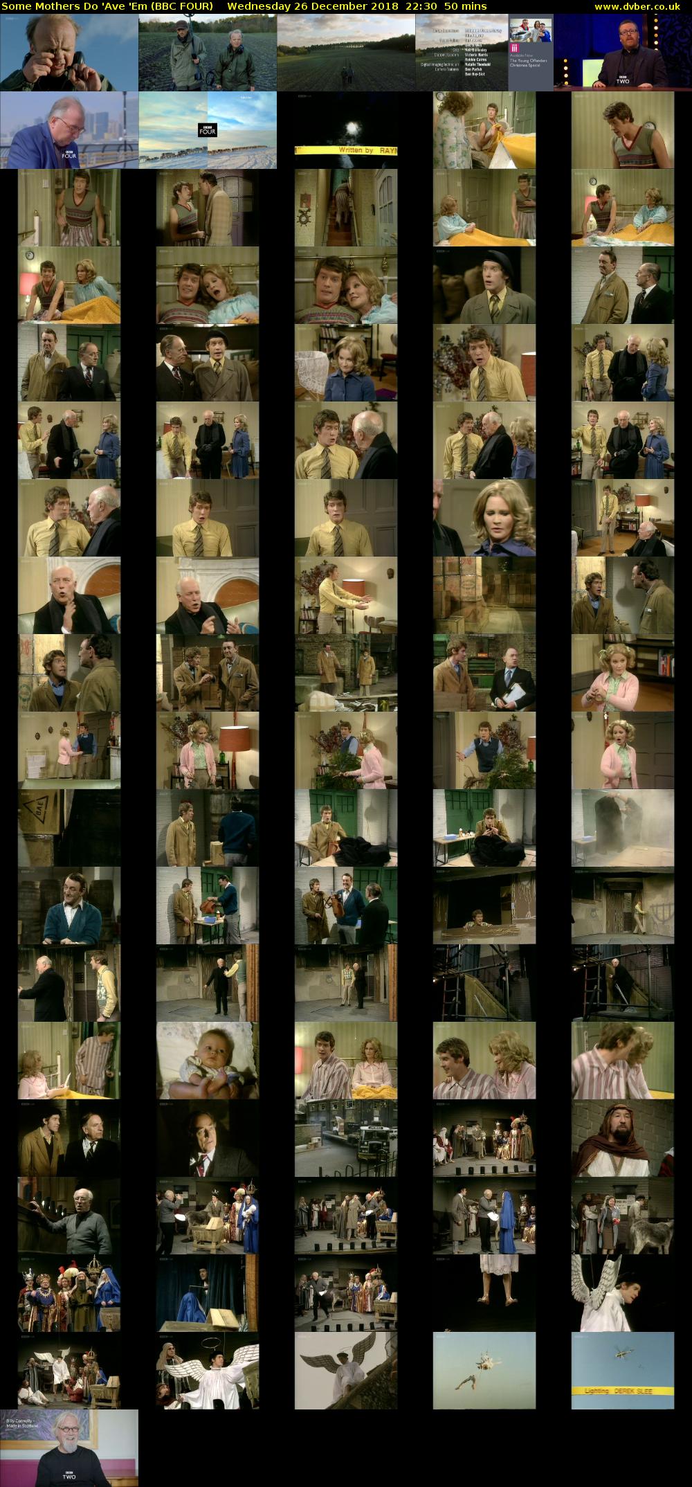 Some Mothers Do 'Ave 'Em (BBC FOUR) Wednesday 26 December 2018 22:30 - 23:20