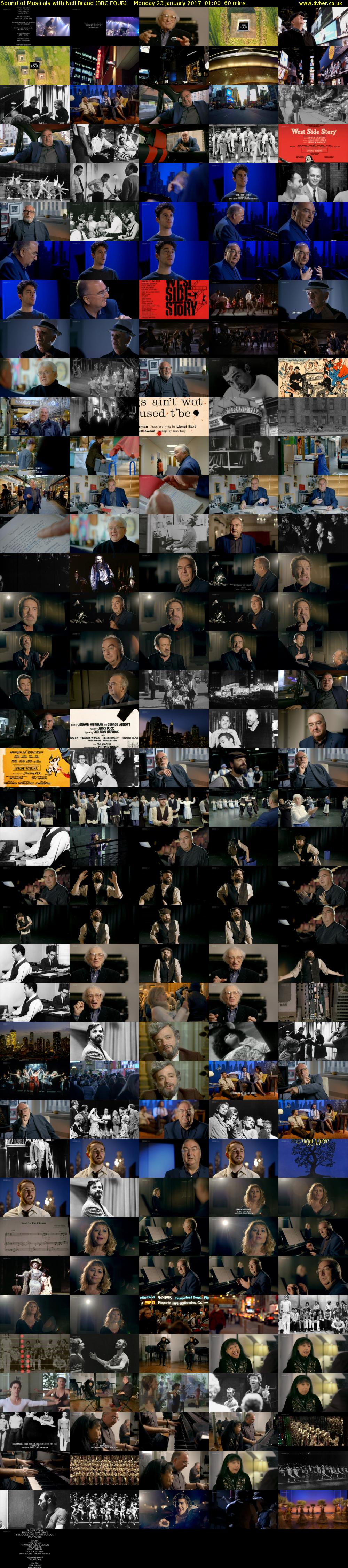 Sound of Musicals with Neil Brand (BBC FOUR) Monday 23 January 2017 01:00 - 02:00