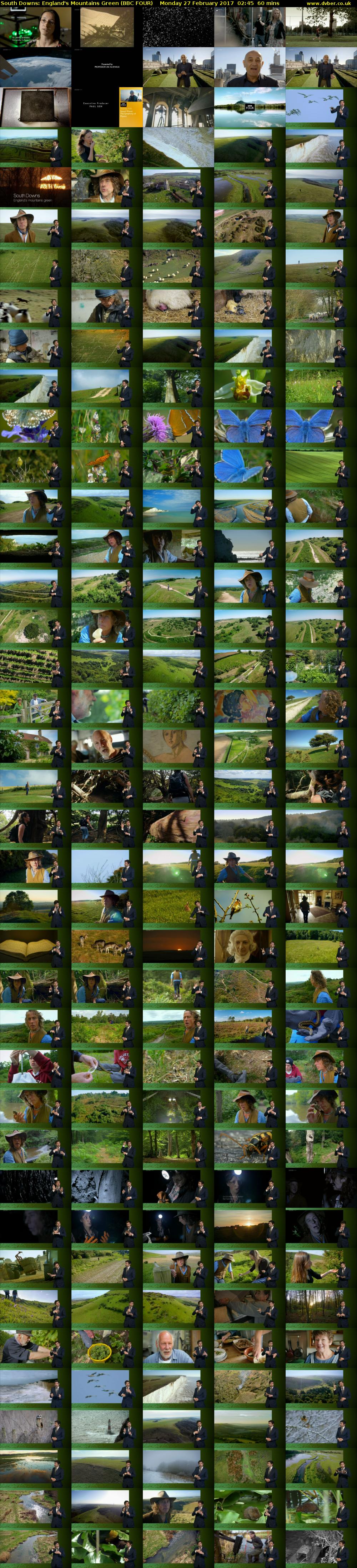 South Downs: England's Mountains Green (BBC FOUR) Monday 27 February 2017 02:45 - 03:45