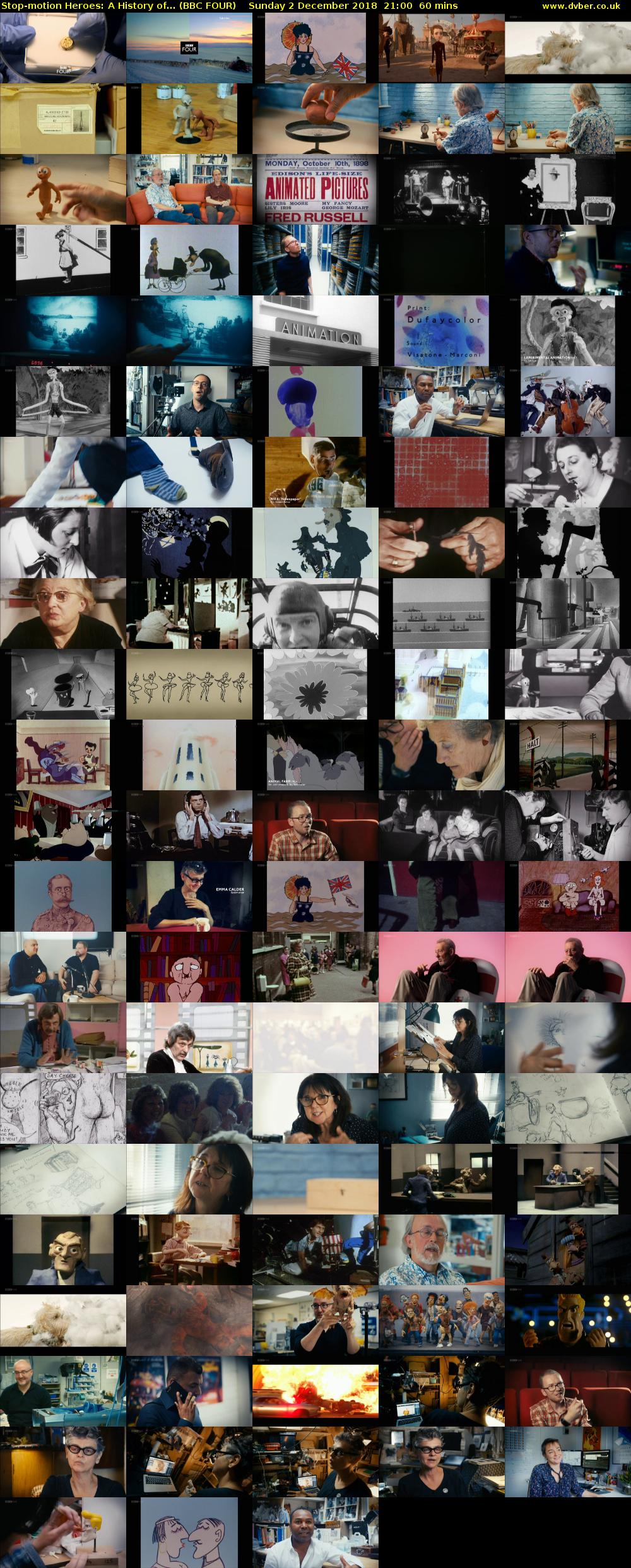 Stop-motion Heroes: A History of... (BBC FOUR) Sunday 2 December 2018 21:00 - 22:00