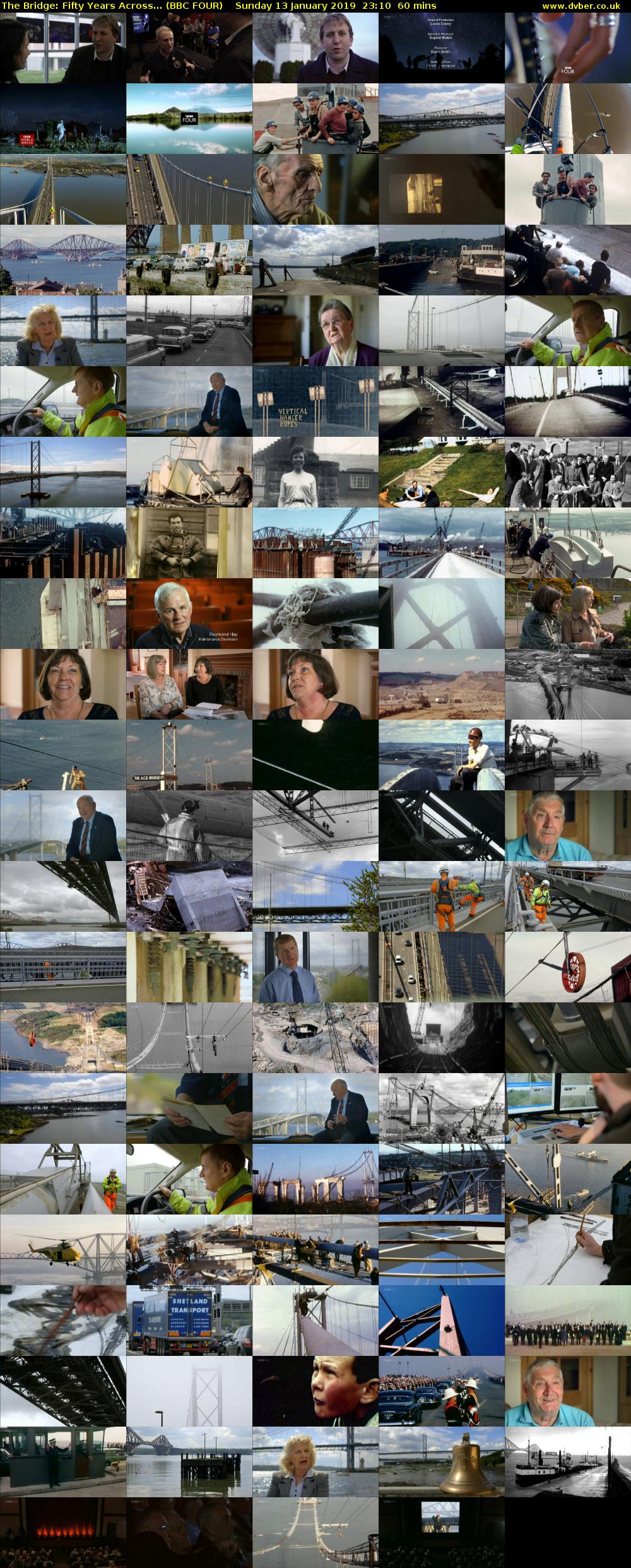 The Bridge: Fifty Years Across... (BBC FOUR) Sunday 13 January 2019 23:10 - 00:10