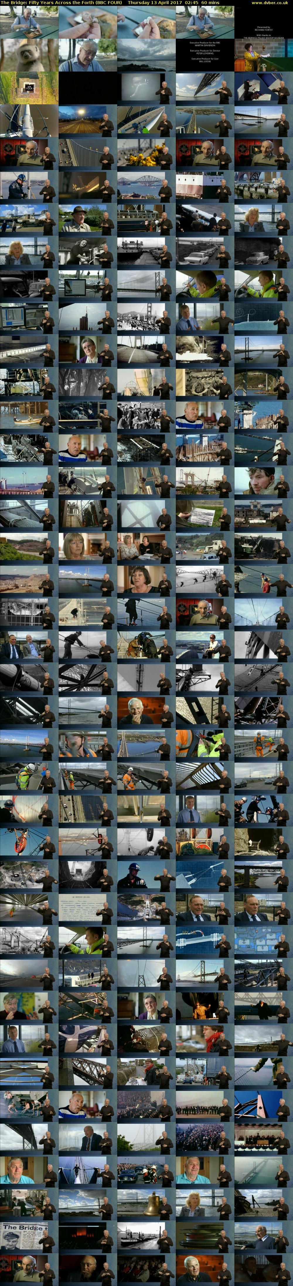 The Bridge: Fifty Years Across the Forth (BBC FOUR) Thursday 13 April 2017 02:45 - 03:45