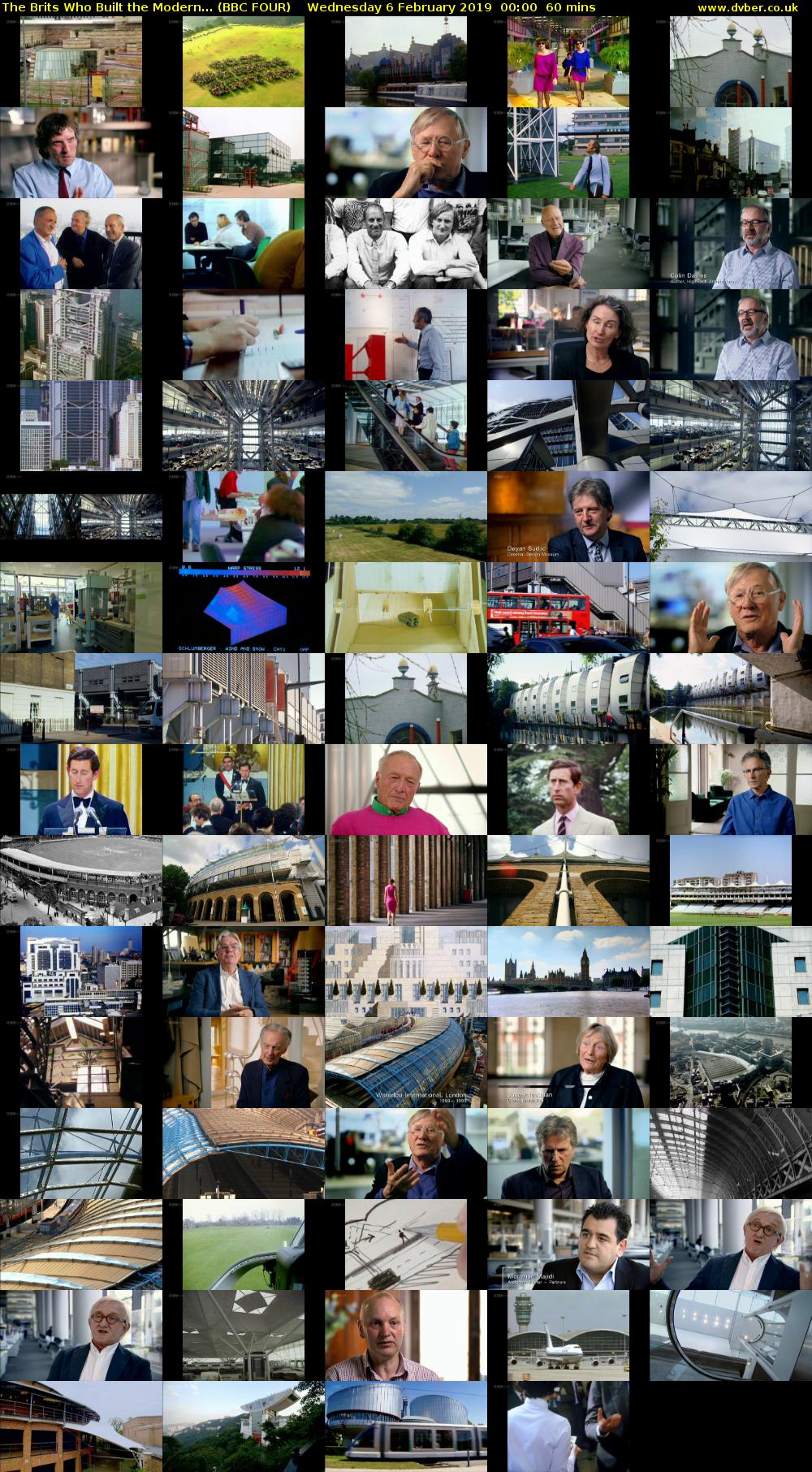 The Brits who Built the Modern... (BBC FOUR) Wednesday 6 February 2019 00:00 - 01:00