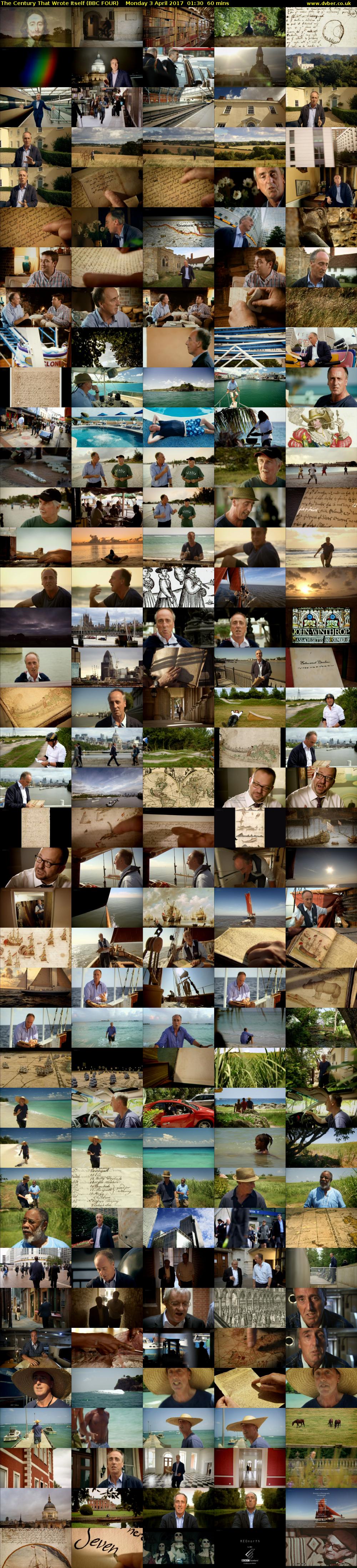 The Century That Wrote Itself (BBC FOUR) Monday 3 April 2017 01:30 - 02:30