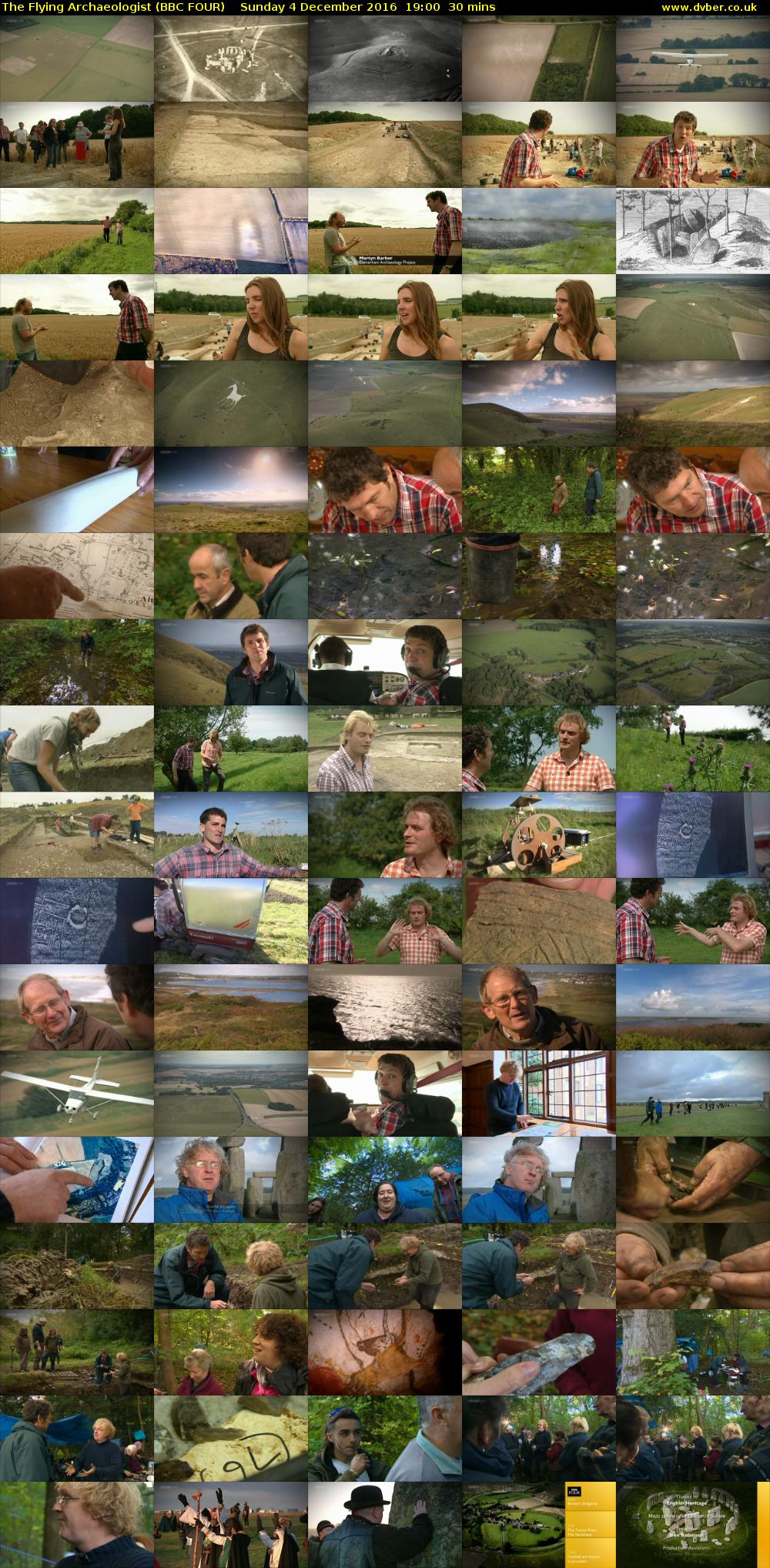 The Flying Archaeologist (BBC FOUR) Sunday 4 December 2016 19:00 - 19:30