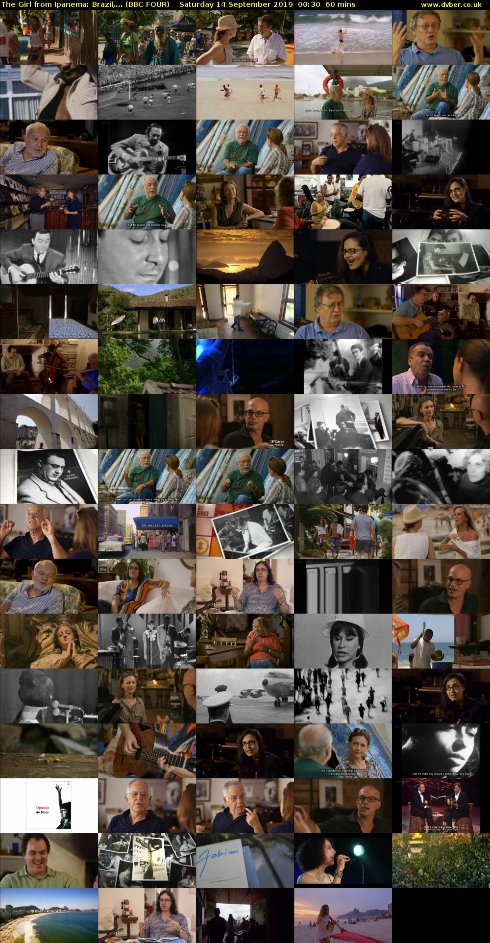 The Girl from Ipanema: Brazil,... (BBC FOUR) Saturday 14 September 2019 00:30 - 01:30