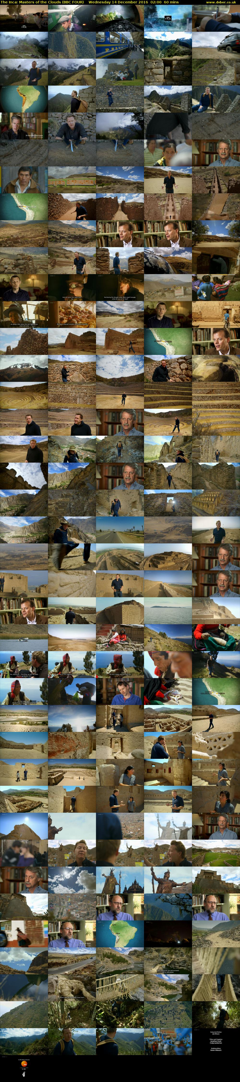 The Inca: Masters of the Clouds (BBC FOUR) Wednesday 14 December 2016 02:00 - 03:00